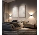 Neona LED Wandleuchte XENA AKKU, Flexibles Lichtspiel durch 4 verstellbare Lichtklappen, Warmweiß Bild 1