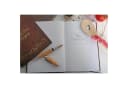 Logbuch-Verlag Leeres Kochbuch Buch der magischen Rezepte Braun Gold DIN A5 Bild 3