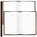 Logbuch-Verlag Leeres Kochbuch Buch der magischen Rezepte Braun Gold DIN A5 Bild 4