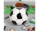 Logbuch-Verlag Fußball Spardose schwarz weiß - Ball Sparschwein Bild 1