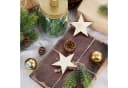 Logbuch-Verlag 10 Holzsterne Weihnachtsanhänger braun Landhausstil Bild 3