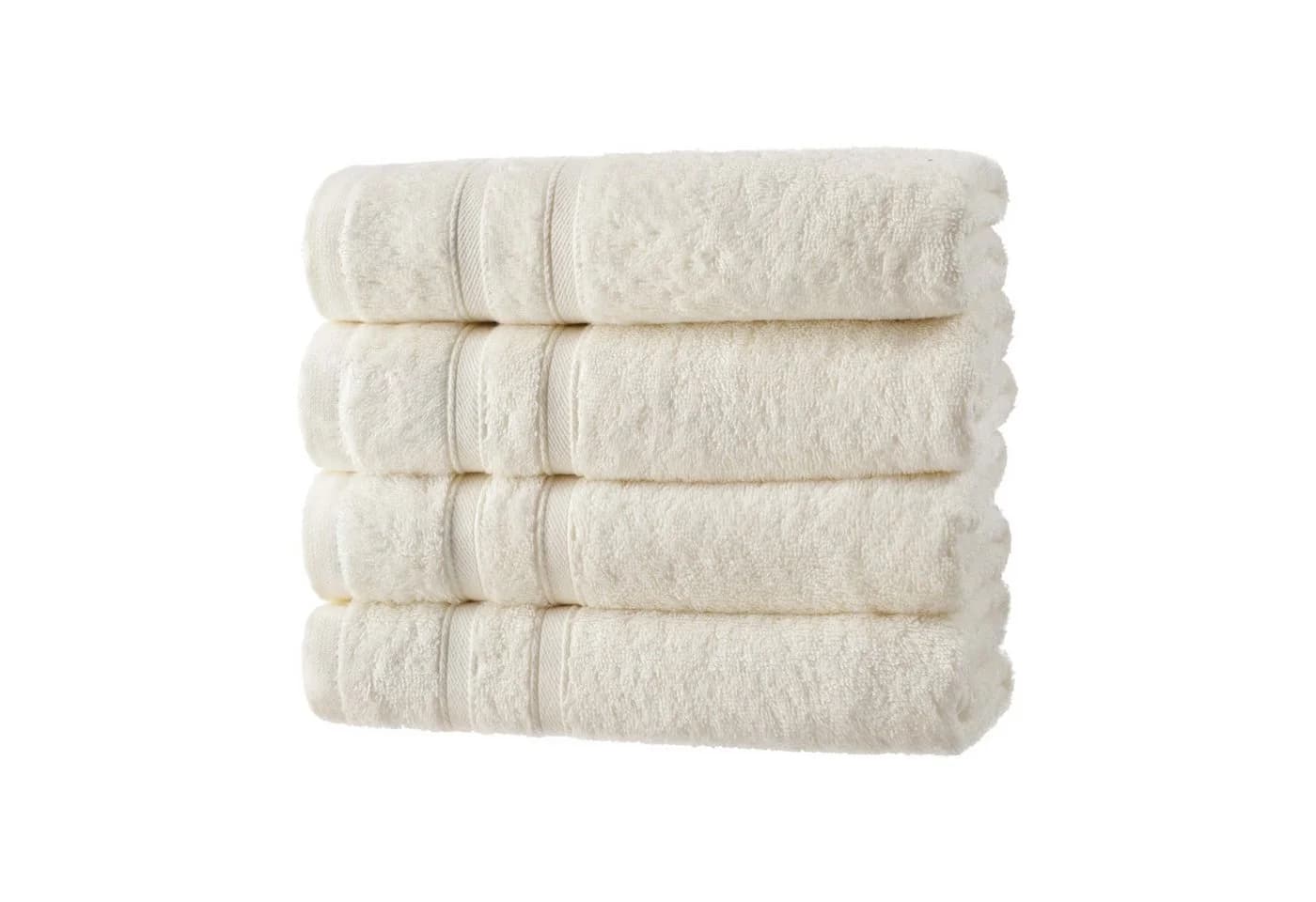 Zestri Handtücherset 4-teilig Beige Baumwolle Bambus Frottee - Bild 2