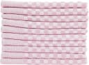Zestri Geschirrtuch 10er Set 100% Baumwolle Kariert Rosa Bild 3