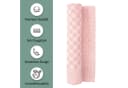Zestri Geschirrtuch 10er Set 100% Baumwolle Kariert Rosa Bild 4