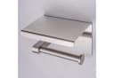 Dolvhin Toilettenpapierhalter Selbstklebend mit Ablage Bild 2