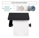 Dolvhin Toilettenpapierhalter ohne Bohren mit Ablage Edelstahl Bild 3