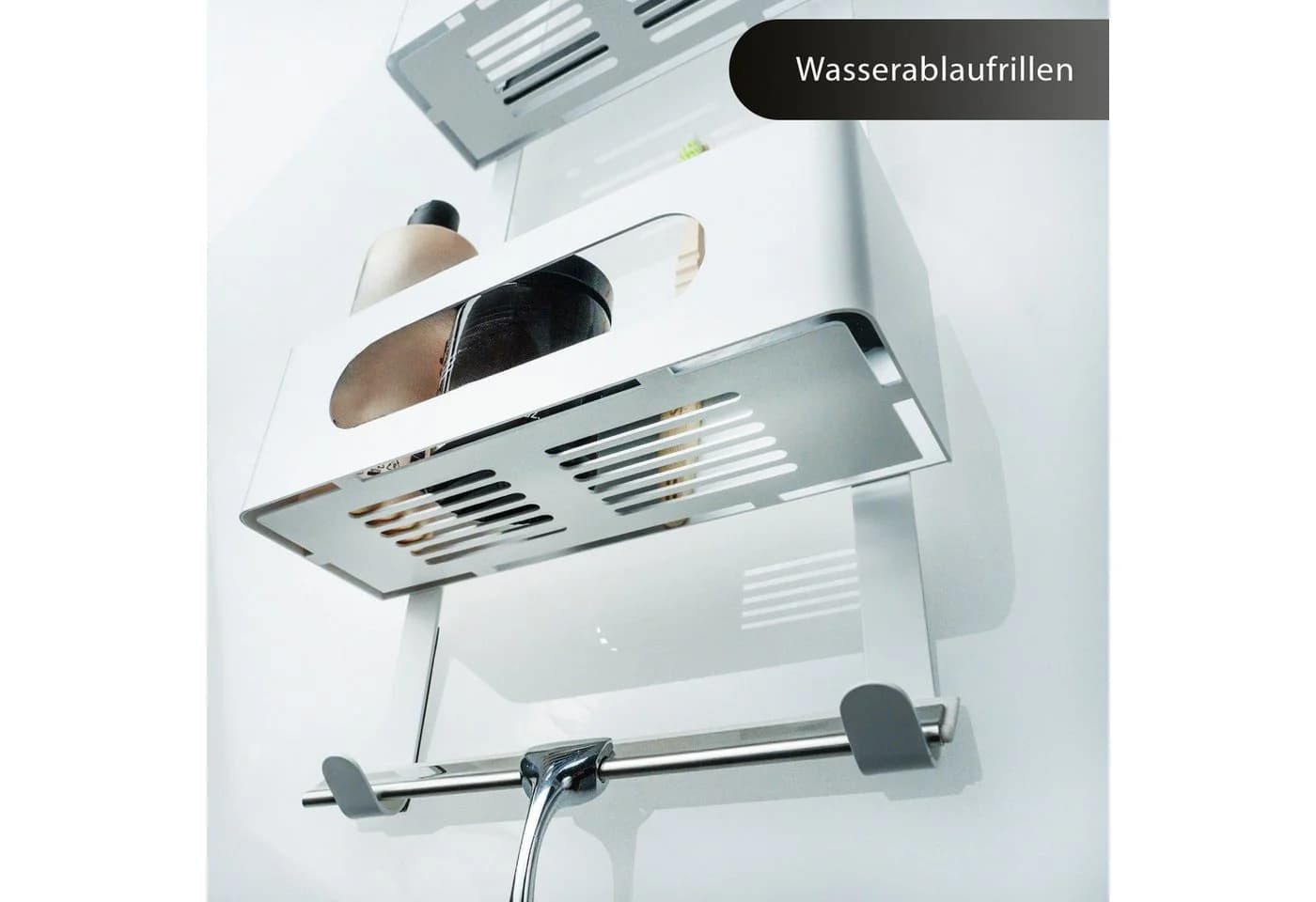 Dolvhin Duschablage zum Hängen Edelstahl Rostfrei ohne Bohren - Bild 4