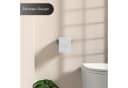 Dolvhin Toilettenpapierhalter Edelstahl Selbstklebend Silber Bild 1