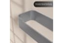 Dolvhin Toilettenpapierhalter Edelstahl Selbstklebend Silber Bild 3
