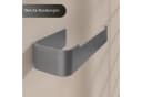 Dolvhin Toilettenpapierhalter Edelstahl Selbstklebend Silber Bild 4