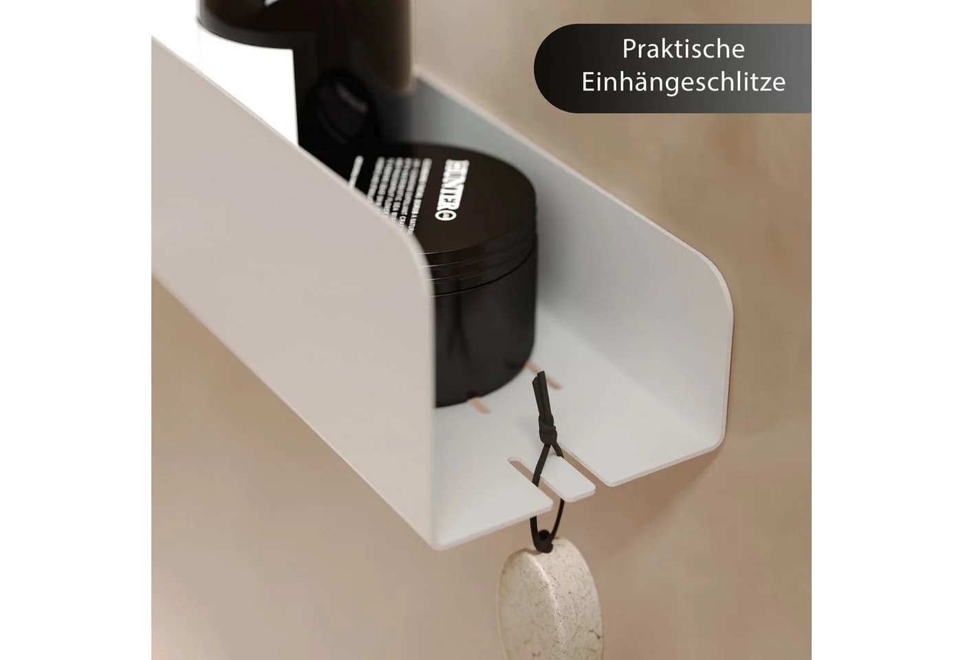 Dolvhin Duschablage ohne Bohren Edelstahl - Bild 4