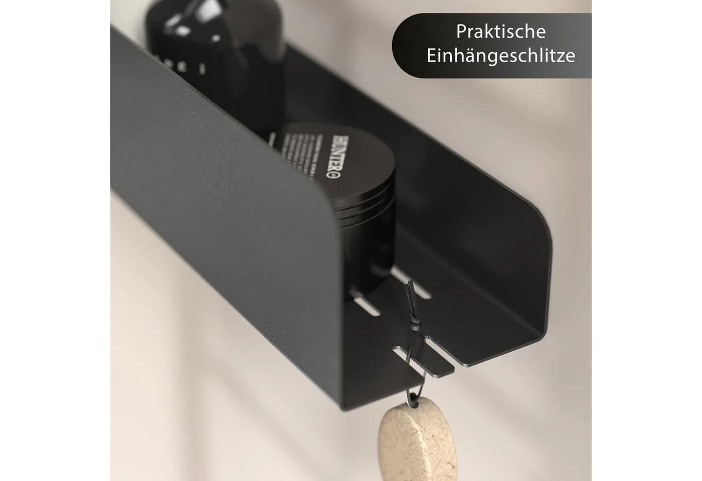 Dolvhin Duschablage ohne Bohren Edelstahl - Bild 4