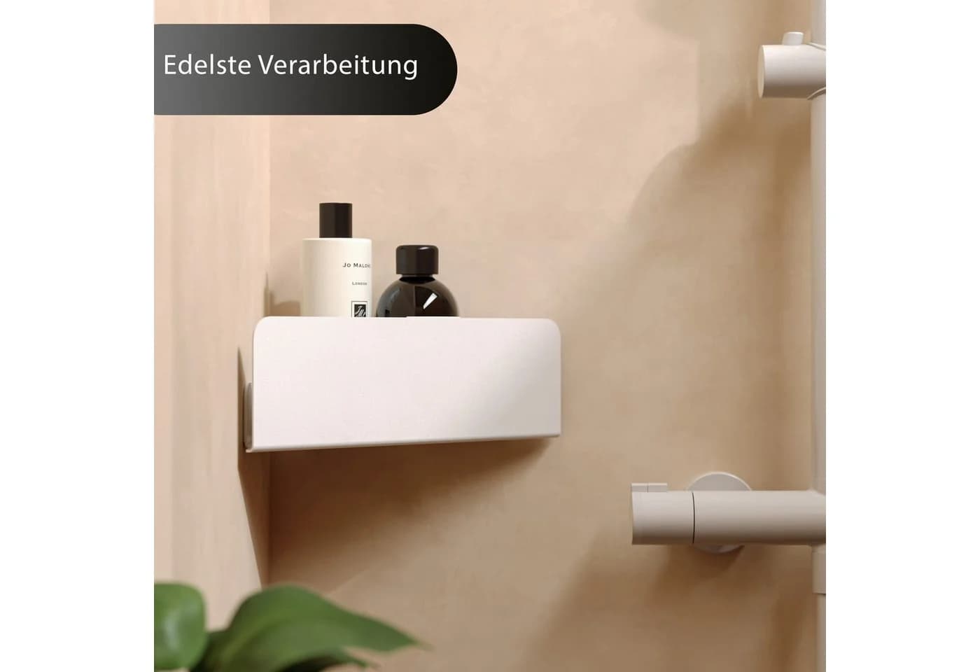 Dolvhin Duschablage ohne Bohren Ecke Edelstahl