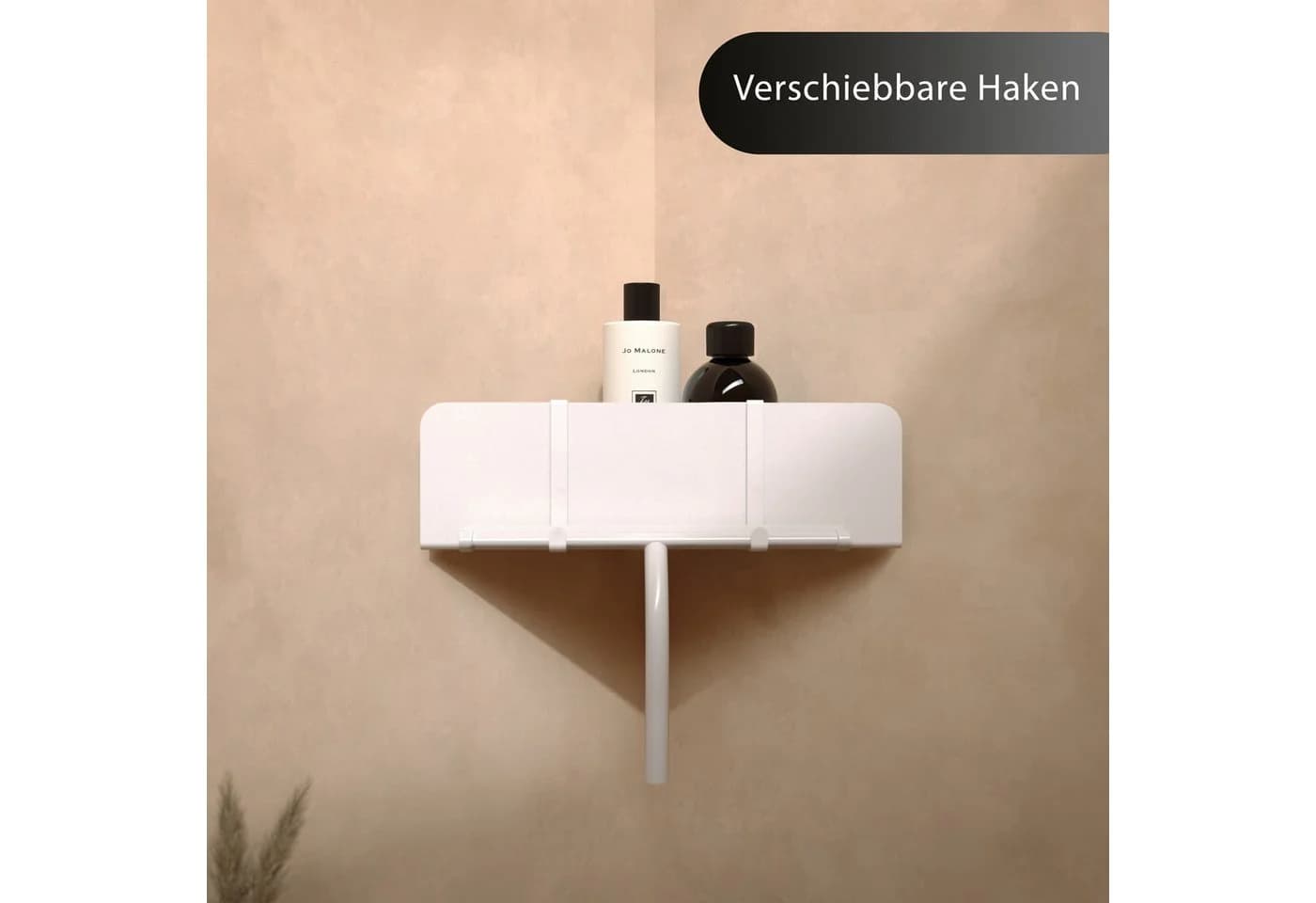 Dolvhin Duschablage ohne Bohren Ecke Edelstahl - Bild 3