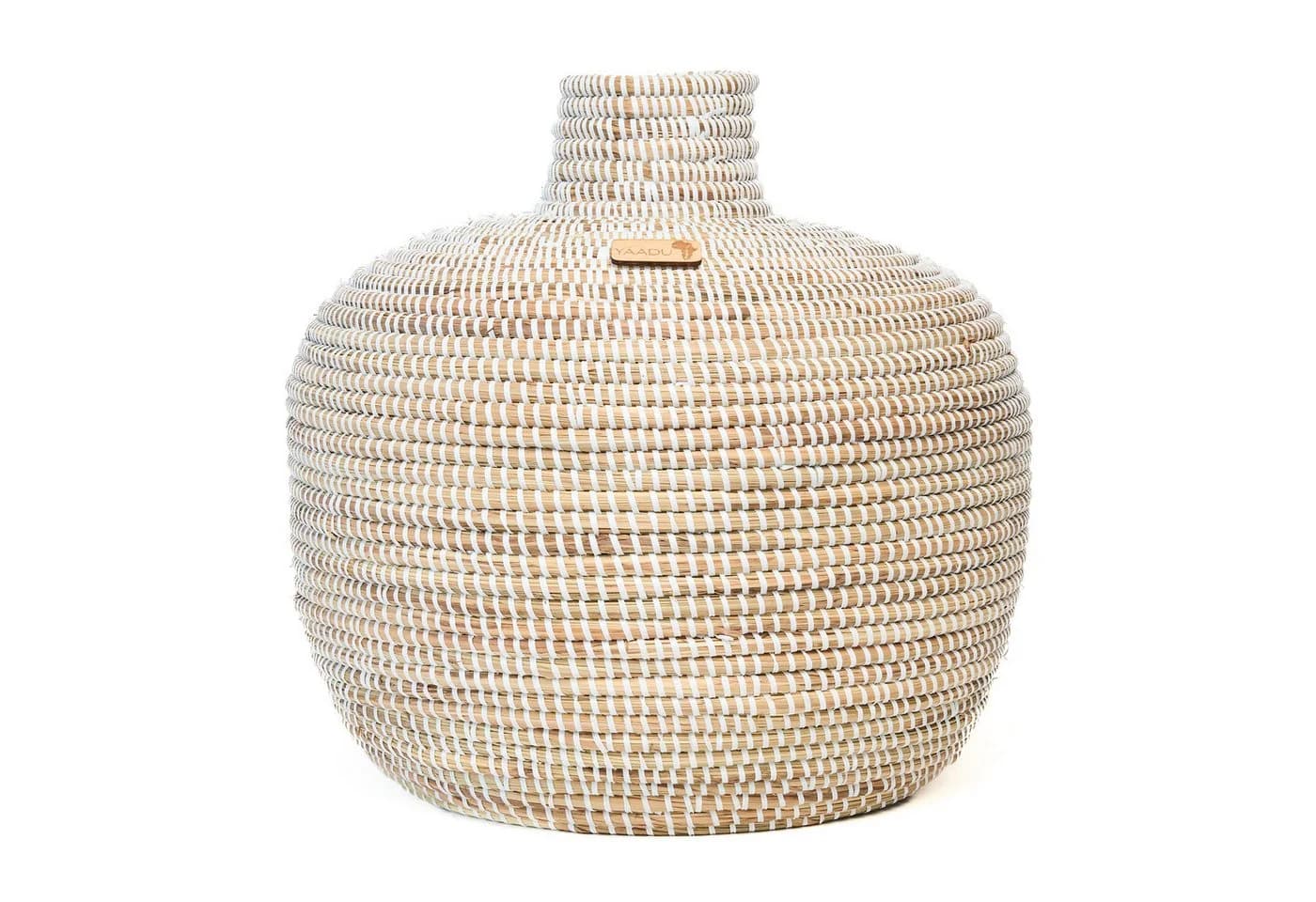YAADU Bodenvase handgeflochten beige 37cm Savannengras - Bild 2