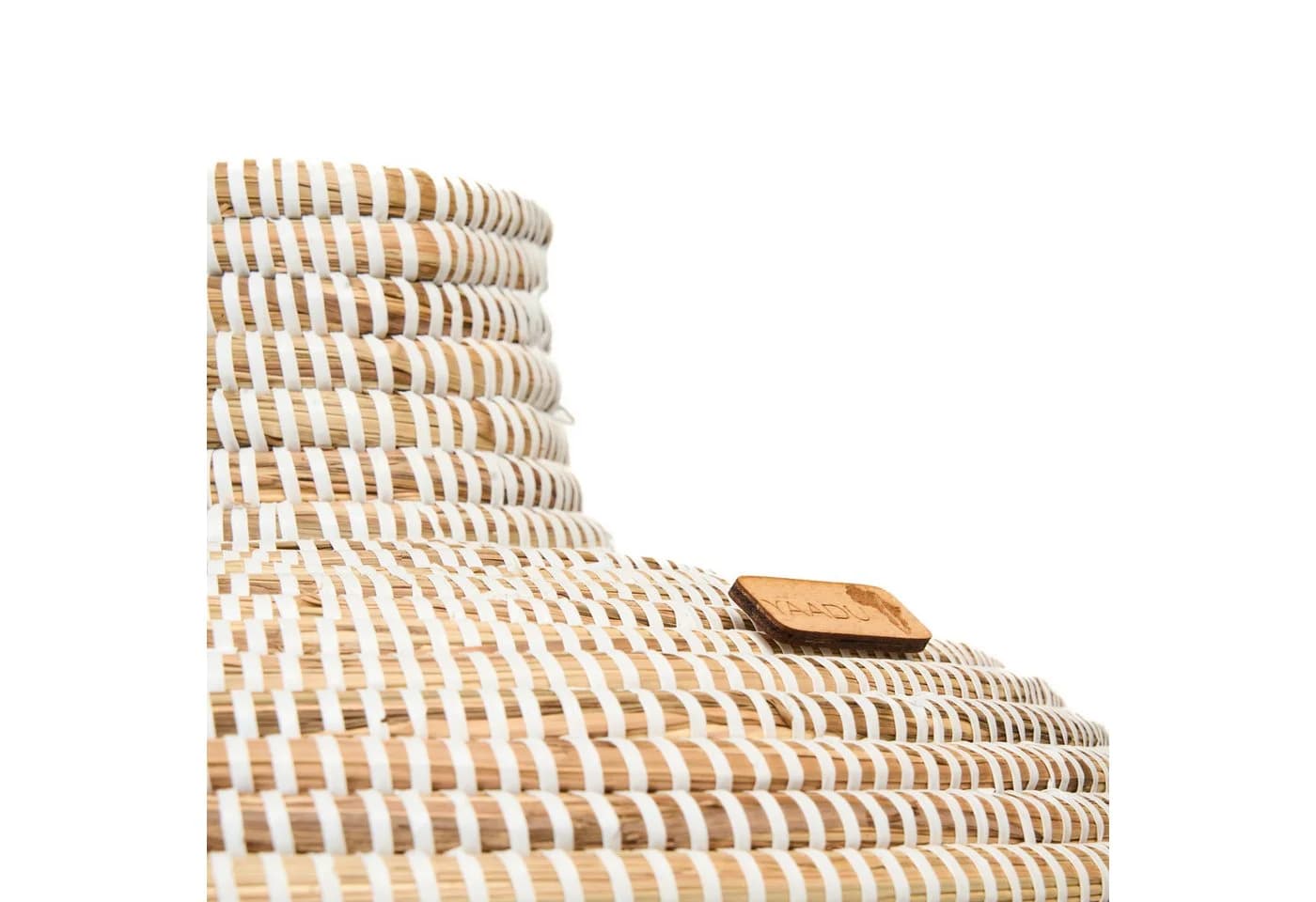 YAADU Bodenvase handgeflochten beige 37cm Savannengras - Bild 4
