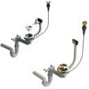 Faizee Möbel Siphon Gold/Silber mit Überlauf und Geruchsverschluss Bild 2