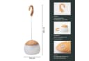 Skandika Tufjord Campinglampe LED Warmweiß Holzoptik Bild 3