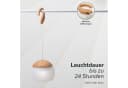 Skandika Tufjord Campinglampe LED Warmweiß Holzoptik Bild 4