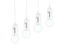Skandika LED Campinglampe Narvik 4er-Set Weiss mit Zugschalter Bild 2
