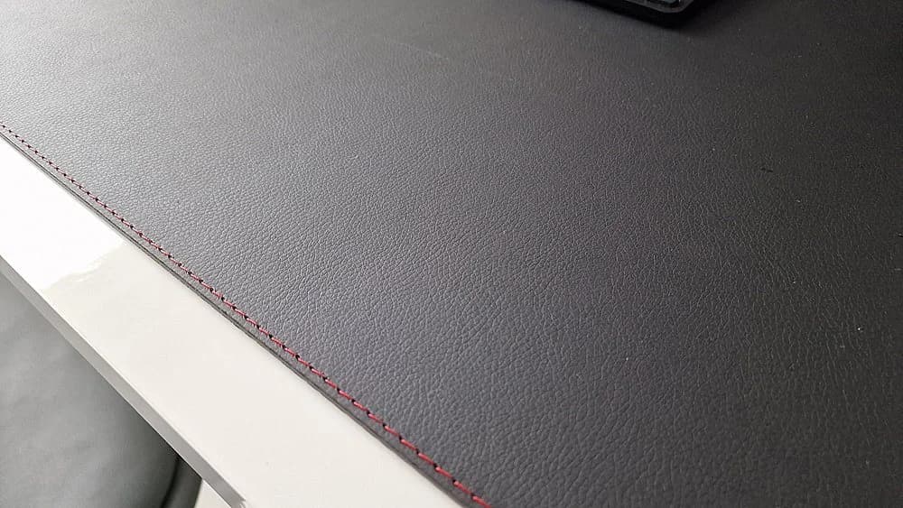 Profi Mats Schreibtischunterlage Sanftlux Kunstleder Schwarz/Rot - Bild 5