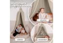 lilimaus Betthimmel Baldachin Kinderzimmer 100% Musselin Baumwolle Hellbeige Bild 3
