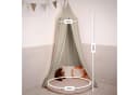 lilimaus Betthimmel Baldachin Kinderzimmer 100% Musselin Baumwolle Hellbeige Bild 5