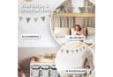 lilimaus Wimpelkette Sternenkette Kinderzimmer 12 Farben Musselin Bild 1