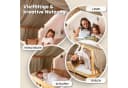 lilimaus Betthimmel Hausbett Musselin Beige Kinderzimmerdeko Bild 3