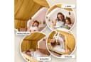 lilimaus Betthimmel Hausbett Musselin Gelb Kinderzimmerdeko Bild 3