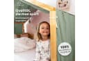 lilimaus Betthimmel Hausbett Musselin Grün Kinderzimmer Deko Bild 1