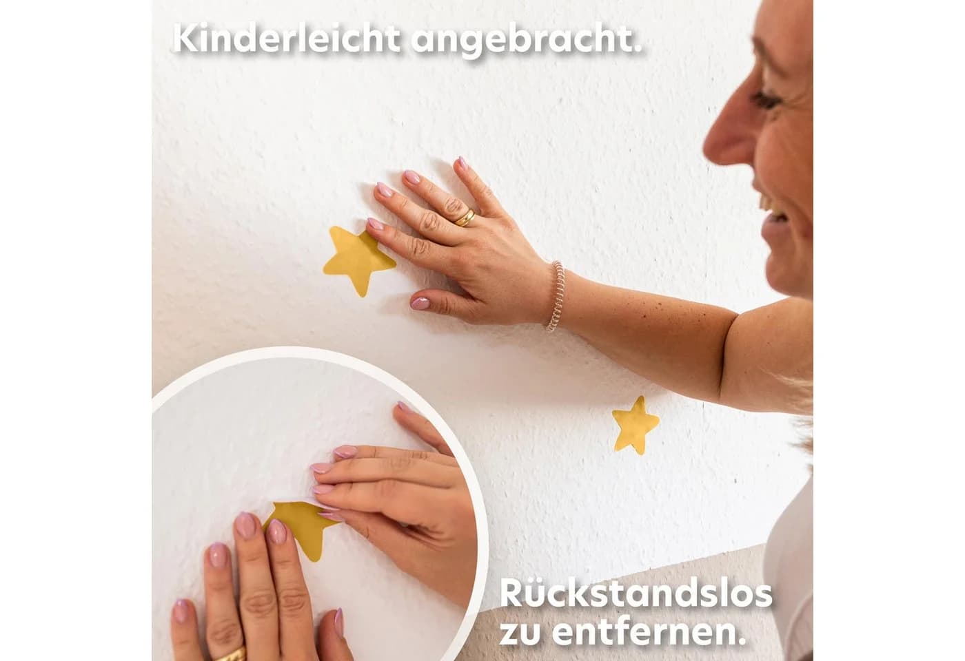 lilimaus Wandsticker Herzen Punkte Kinderzimmer Wandtattoo Selbstklebend - Bild 4