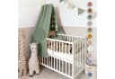 lilimaus Betthimmel Babybett Gold-Edition Musselin Baumwolle Grün Bild 2