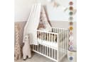 lilimaus Betthimmel Gold Musselin Babybett Baldachin Bild 2