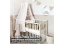 lilimaus Betthimmel Gold Musselin Babybett Baldachin Bild 5