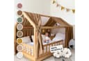 lilimaus Betthimmel Hausbett Gold Musselin 2er-Set Bild 2