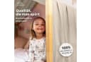 lilimaus Betthimmel Musselin Hausbett Himmel Kinderzimmer Baumwolle mit Gold Bild 1