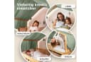 lilimaus Betthimmel Musselin Baumwolle mit Gold, Gemütlicher Baldachin für Kinderzimmer Bild 3