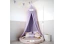 lilimaus Betthimmel Kinderzimmer 100% Baumwolle Flieder Gold Applikation Bild 5