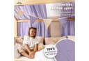 lilimaus Betthimmel Hausbett Gold 100% Musselin Baumwolle Bild 1