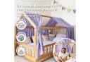 lilimaus Betthimmel Hausbett Gold 100% Musselin Baumwolle Bild 5
