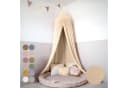 lilimaus Betthimmel Kinderzimmer 100% Baumwolle Creme Gold Applikation Bild 2
