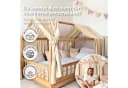 lilimaus Betthimmel Musselin Hausbett mit Gold Applikation Bild 5