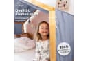 lilimaus Betthimmel Single Hausbett 100% Musselin-Baumwolle Blau Bild 1