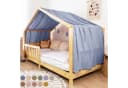lilimaus Betthimmel Single Hausbett 100% Musselin-Baumwolle Blau Bild 2