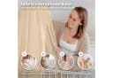 lilimaus Betthimmel Babybett aus 100% Musselin Beige mit Himmelstange Bild 4