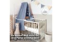lilimaus Betthimmel Babybett Gold Musselin handgenäht Bild 5