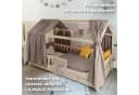 lilimaus Kinderbettwäsche Musselin Beige 100% Baumwolle Bild 5