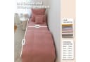 lilimaus Spannbettlaken Musselin Rosa 100% Baumwolle Bild 5