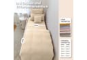 lilimaus Spannbettlaken Musselin Beige 100% Baumwolle Bild 5